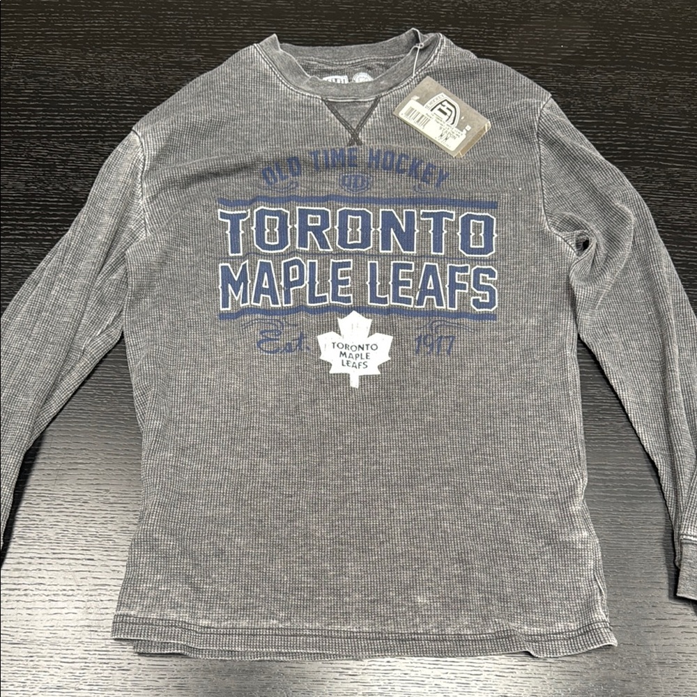 Toronto Maple Leafs Gray Long Sleeve Shirt